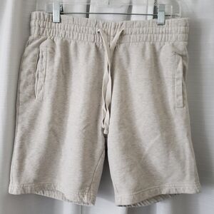 Small Divided H&M Basic Gray Cream Pull On Shorts
